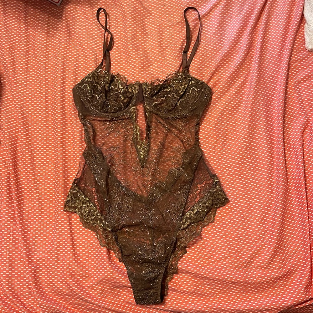 Brown Victoria’s Secret Body Suit